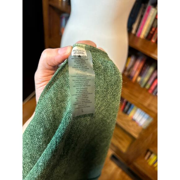 Kelly green duster length vest - Picture 3 of 3